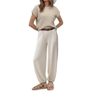 Ugerlov NEW Tapered Knit High Waisted Pant Size L